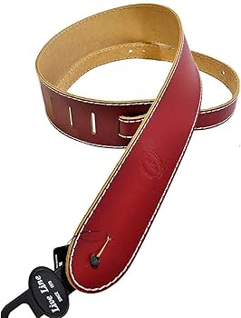 明日まで限定値下げ！atlast&co レザー切り替えストライプ サスペンダー Amazon.co.jp: Live Line ライブライン レザーギターストラップ